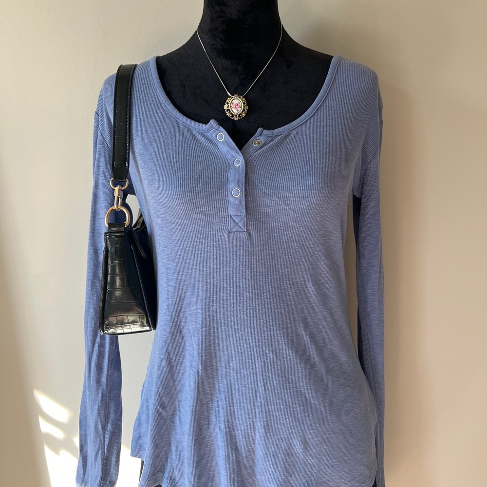 Eddie Bauer Long-Sleeve Henley Top